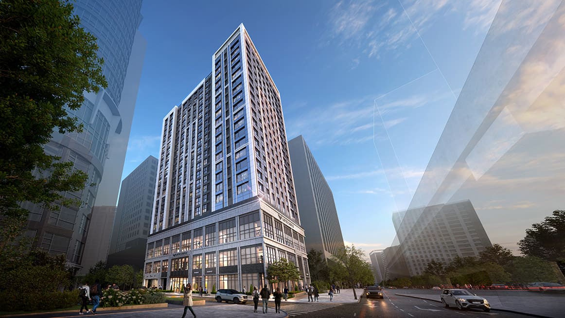 덕수궁 롯데캐슬 내부 인테리어 및 거실 주방 확장형 평면